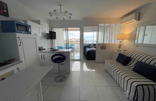 Mediterranee Apartamento | T2 sea view Canet Plage - Le Petit Paradis