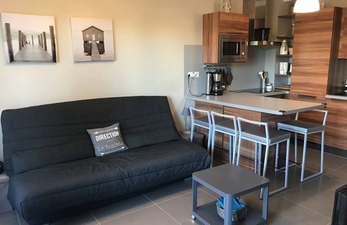 Plage d'Argeles Apartamento | Apartamento T1 con vistas al mar Racou - Aire acondicionado - Aparcamiento privado