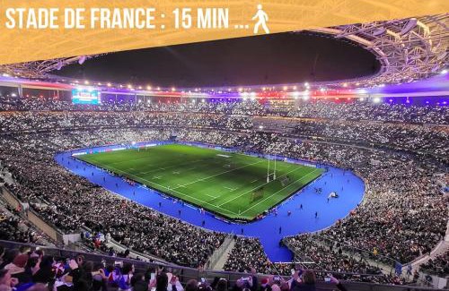 Saint-Denis Apartamento | T2 vue imprenable - Central - Stade de France