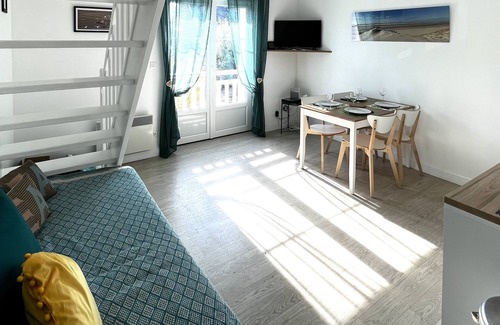 Fort-Mahon-Plage Apartamento | T3 duplex hyper center fort mahon 700 meters from the beach close to all shops.