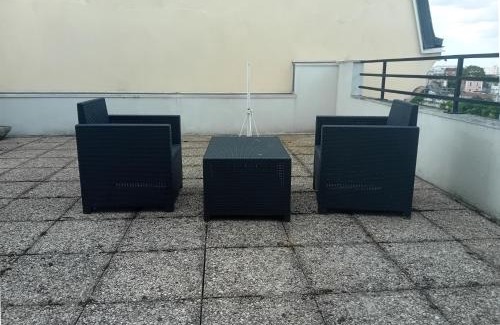 Houilles Apartamento | T3 en face de la gare, Terrasse-Rooftop, Parking