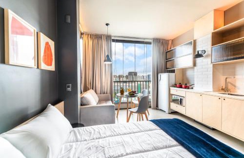Perdizes Apartamento | T65 - Novo Bhaus Allianz Park - Vista Incrível Allianz - VN Turiassu - Vaga de Garagem Rotativa Mediante Disponibilidade - 50m do Allianz Park - Acomoda 3 pessoas