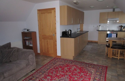 Mellon Charles Apartamento | Taighali Apartment Aultbea IV22 2JN con vistas a Loch Ewe admite mascotas