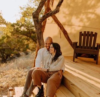 Oatmeal Otro | Talula Mesa Glamping Resort - Austin Hill Country