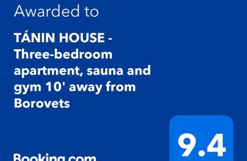 Samokov Apartamento | TÁNIN HOUSE - Three-bedroom apartment, sauna and gym 10' away from Borovets