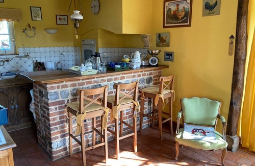Sainte-Colombe Cabaña | Tastefully restored Norman farmhouse near Veules-les-Roses