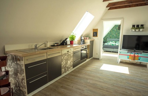 Ruedesheim am Rhein Apartamento | TeigenHome / 2 habitaciones / centro de la ciudad / balcón / nuevo edificio 2017 / WiFi incl.