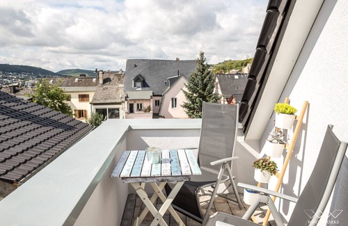 Ruedesheim am Rhein Apartamento | TeigenHome / 2 habitaciones / centro de la ciudad / balcón / nuevo edificio 2017 / WiFi incl.