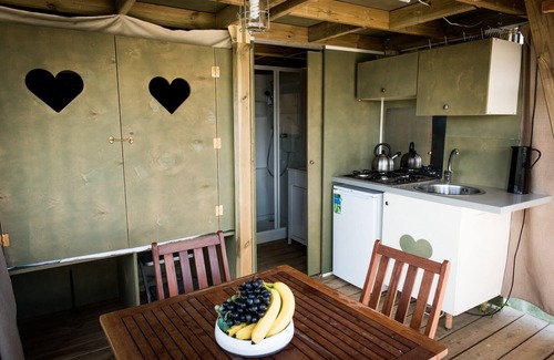 Zutendaal Casa | Tienda lodge con baño a 16 km de Maastricht