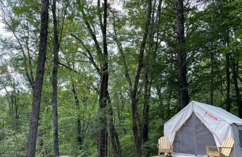 East Baldwin Alquiler De RV | Tentrr Signature Site - Horseshoe River : Brookside