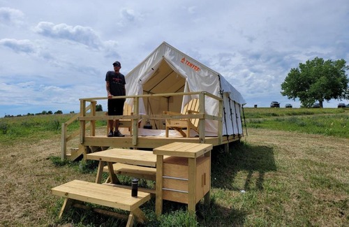 Loup City Otro | Tentrr State Park Site - Nebraska Sherman SRA - Redwood Lakeview E - Single Camp