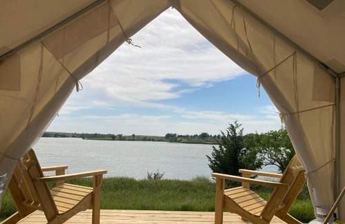 Loup City Otro | Tentrr State Park Site - Nebraska Sherman SRA - East Ridge Lakeview I - Single Camp