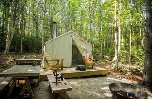 Rangeley Plantation Alquiler De RV | Tentrr State Park Site - Maine Rangeley Lake State Park - North Woods Site - Sin