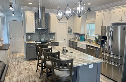 Navarre Beach Casa | “Tequila Sunrise” Luxury Home, Elevator, Pool, Free Golf Cart