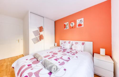 Saint-Denis Apartamento | Terracotta Room - Proche Stade de France & CDG & Paris