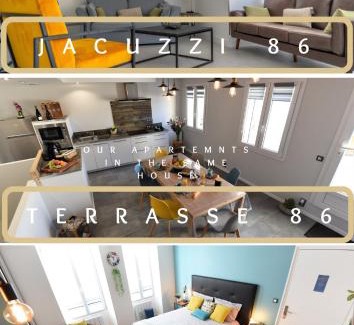 Epernay Apartamento | Terrasse 86 - Terrasse & Climatisation - 4-6 personnes - BnB Epernay