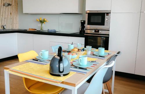 Plouguerneau Apartamento | Terrasse face à l'océan pour 4 personnes