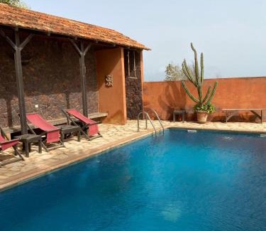 Senegal Cama Y Desayuno | Terrasse Maisonnette Chambre jardin