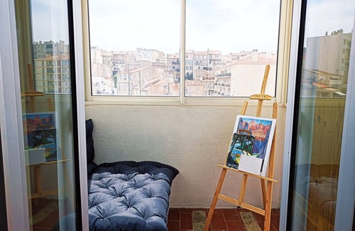7th Arrondissement Apartamento | Terrasse vue mer et Notre Dame de la Garde, à 2 min de la Plage des Catalans