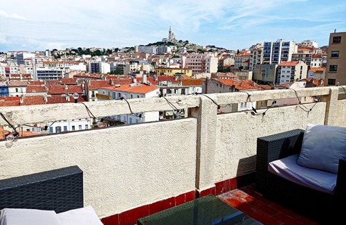 7th Arrondissement Apartamento | Terrasse vue mer et Notre Dame de la Garde, à 2 min de la Plage des Catalans