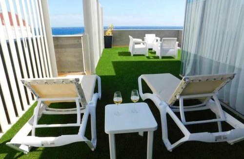 Puerto de Guimar Apartamento | Terraza al Mar