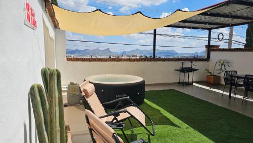 Chihuahua Casa | Terraza y Jacuzzi con vista increíble