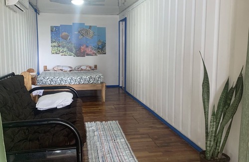 Palma Hotel | Rooms terrace facing the sea in PLaya Blanca, 5km from La Palma, Puerto Jimenez.