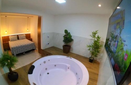 Maria Eugenia Apartamento | TH Flats 101 - Flat com Banheira de Hidromassagem