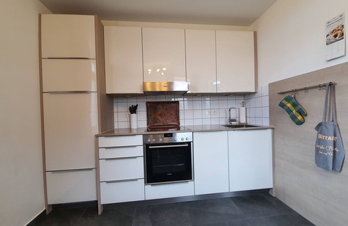 Stolpe auf Usedom Apartamento | Techo de paja, 2 pisos, 82m², terraza privada, WiFi, 6 personas, 2 habitaciones, baño grande,