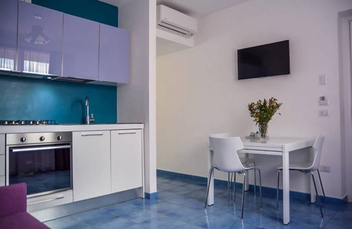 Scario Casa | Los apartamentos "Baia Garagliano" se encuentran en el centro de Scario.