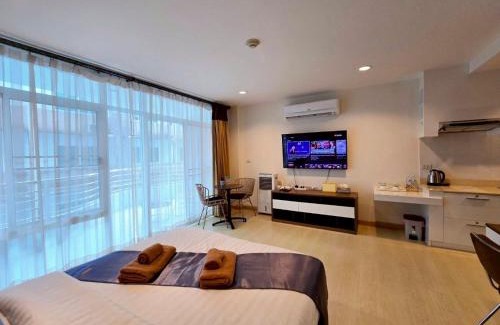 Ban Bang Saen Apartamento | The Beach Bangsaen Condo 327-23