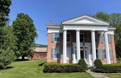 Fultonham Casa | The Beekman Mansion. A recently restored 1840s Greek Revival in the Catskills..