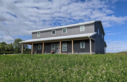 Stutsman County Casa | The Bison Ranch Lodge: rural seclusion on a real, working bison ranch.