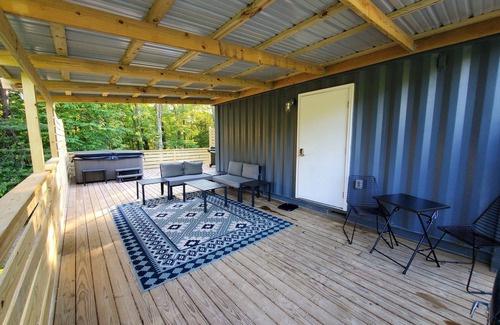 Logan Cabina | The Blue Bird "Shipping Container home" Newly Upgraded!