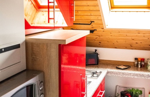 Daufenbach Apartamento | La casa azul en Dürrholz en Westerwald