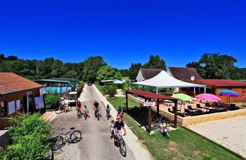 Carsac-Aillac Casa | Camping Le Plein Air des Bories *** - Mobil home O'hara Comfort 3 habitaciones 4 personas