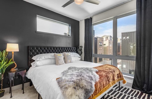 Silverthorne Villa | The Brass Stagg New Modern Row Home Roof Top Deck Firepit