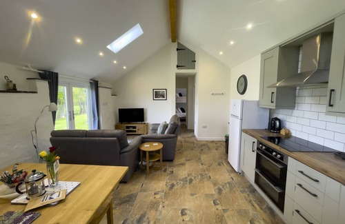 Tremain Cabaña | THE BYRE @ CANLLEFAES, pet friendly, with pool in Cardigan