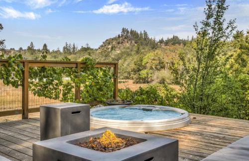 Calistoga Casa | The Calistoga Cottage Wooded And Sunny 5 Mins To Downtown