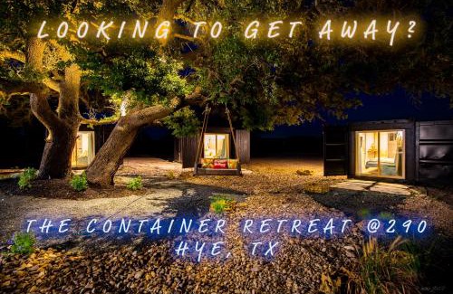 Johnson City Casa | The Container Retreat @ 290 Wine Trail #4 Relax and unwined!