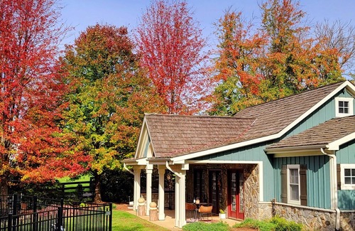 Leesburg Cabaña | The Cottage at Firefly Cellars, cozy getaway in Loudoun wine country!