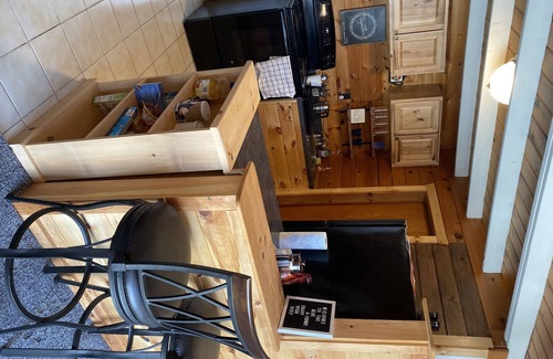 Wevertown Casa | The Cozy Blue A-frame