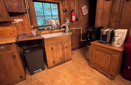 James City Cabina | The Den: a cozy, rustic cabin off the beaten path near prime ATV trails