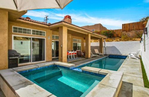 Desert Hot Springs Casa | The Desert Gem Pool Spa Gated Home