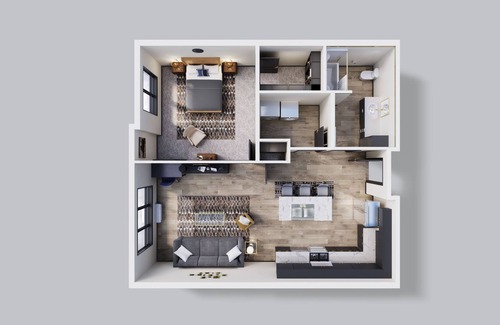 Altoona Apartamento | The Fairway - Apartment 206, 1 Bed 1 Bath