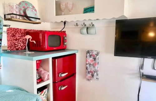Weeki Wachee Gardens Apartamento | The Funky Flamingo - Neptune's Grotto Old Florida Adventure Retreats