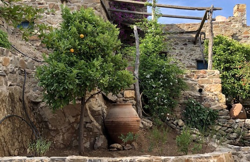 Volissos Casa | The Garden House, a Lovely Stone Built House with great view