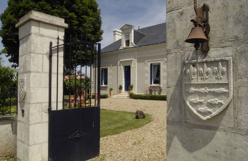 Chambourg-sur-Indre Casa | Las casas rurales de la mansión, La Petite Grange es una casa unifamiliar con jardín