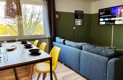 Herne Apartamento | The green cow 6P apartment Balcony Smart TV