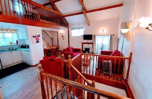 Kentisbury Cabaña | Poppy Cottage en la histórica granja de North Devon. impresionante borde de Exmoor ubicación